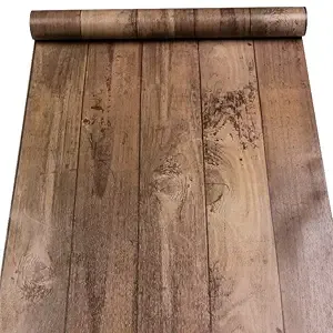 Self-Adhesive Wall & Floor Covering, Marble Wood Grain Vinyl Sheet,Waterproof, Removable Oil-Resistant Floor Sticker,Peel Stick Wallpaper for Kitchen Living Room